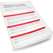 10 Questions to ask When Launching a Company Store book cover