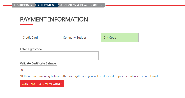 Company Store Gift Codes