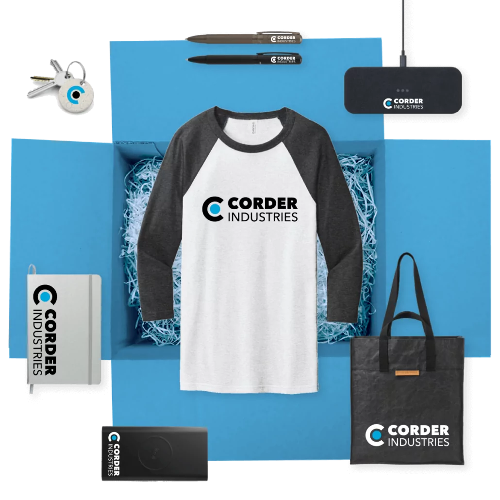 Connect with customers & engage new prospects with customized swag packs